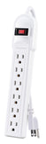 CyberPower CSB606W Essential Surge Protector, 900J/125V, 6 Outlets, 6ft Power Cord