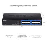 TRENDnet 16-Port Gigabit Green Net Switch, TEG-S16DG