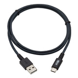 Heavy Duty USB-A to USB C Charging Sync Cable Android M/3ft