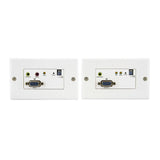 StarTech.com 950 ft. (300 m) VGA Over Cat5 - VGA Extender - Wall Plate, Mounting - Cat5 with Audio - Video Extender (STUTPWALLA)