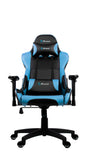 AROZZI VERONA-V2-BL Advanced Racing Style Gaming Chair with High Backrest, Recliner, Swivel, Tilt, Rocker and Seat Height Adjustment, Lumbar and Headrest Pillows Included, Blue