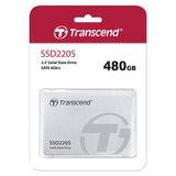 Transcend TS480GSSD220S Information 480 GB TLC SATA III 6Gb/S 2.5-Inch Solid State Drive, Silver