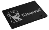 Kingston KC600 SSD (SKC600B/1024G) Internal SSD 2.5 Inch, SATA Rev 3.0, 3D TLC, XTS-AES 256-Bit Encryption - with Upgrade Kit