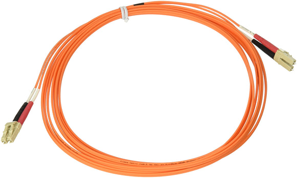 C2G 37958 OM1 Fiber Optic Cable - LC-LC 62.5/125 Duplex Multimode Fiber Cable, Plenum CMP-Rated, Orange (16.4 Feet, 5 Meters)