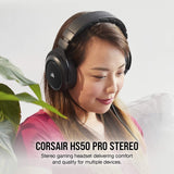 Corsair HS50 Pro Stereo Gaming Headset, Carbon