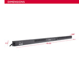 CyberPower PDU41101 Power Distribution Unit Switched PDU 100-120 V/20 A 24 Outlets 0U Rackmount