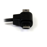 StarTech.com USBHAUBMB3 3 Feet USB to Micro USB and Mini USB Combo Cable - A to B