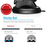 Macally MGRIP2MP Suction Cup Mount (long) for iPhone, iPod, Smartphones, MP4 and GPS, Black