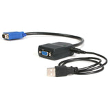 StarTech.com 2 Port VGA Video Splitter - USB Powered - 2048x1536 - VGA Video Monitor Splitter Dual Port (ST122LE)