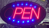 OneDealOutlet Ultra Bright LED Open Sign 2 Pattern Motion 13"x22" Oval, LED light, Indoor