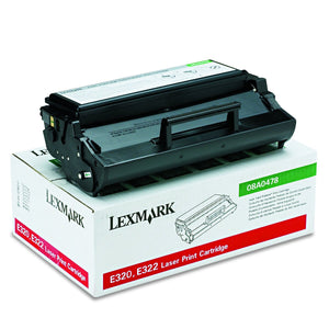 Lexmark Black Toner Cartridge -Black -Laser -6000 Page -1 Each -Retail