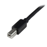 StarTech.com 20m / 65 ft Active USB 2.0 A to B Cable - Long 20 m USB Cable - 20m USB Printer Cable - 1x USB A (M), 1x USB B (M) - Black (USB2HAB65AC)