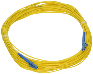 C2G / Cables to Go 34705 LC/LC Simplex 9/125 Single-Mode Fiber Patch Cable (15 Meters, Yellow)