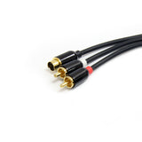 StarTech.com PC2TVSVID10 10-Feet S-Video with 3.5 mm to RCA Stereo Audio Video Cable