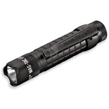 Maglite Mag-Tac LED 2-Cell CR123 Flashlight - Crowned-Bezel, Matte Black