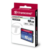 Transcend 400X-16 GB Compact Flash Memory Card TS16GCF400 (Blue)