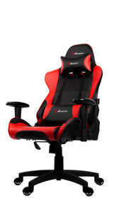 AROZZI VERONA-V2-RD Advanced Racing Style Gaming Chair with High Backrest, Recliner, Swivel, Tilt, Rocker and Seat Height Adjustment, Lumbar and Headrest Pillows Included, Red