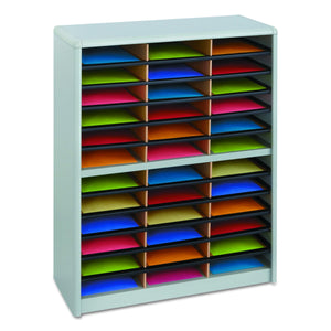 Safco Products Value Sorter Literature Organizer, 36 Compartment