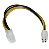 Startech.Com 8-Inch ATX12V 4-Pin P4 CPU Power Extension Cable ATXP4EXT