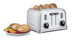 CUISINART CPT-180 Metal Classic 4-Slice Toaster, Brushed Stainless