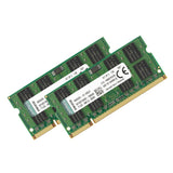 Kingston 4 GB DDR2 SDRAM Memory Module 4 GB (2 x 2 GB) 667MHz DDR2667/PC25400 DDR2 SDRAM 200pin KTA-MB667K2/4G