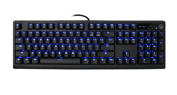 IOGEAR GKB710L-BN Kaliber Mechanical Gaming Keyboard, Brown Switches