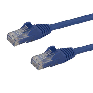 StarTech.com N6PATCH3BL Cat6 Ethernet Cable - 3 ft - Blue - Patch Cable - Snagless Cat5 Cable - Short Network Cable - Ethernet Cord - Cat 6 Cable - 3ft