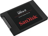 SanDisk Ultra II 960GB SATA III 2.5-Inch 7mm Height Solid State Drive (SSD) with Read Up To 550MB/s- SDSSDHII-960G-G25