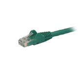 StarTech.com 2ft Green Cat6 Patch Cable with Snagless RJ45 Connectors - Cat6 Ethernet Cable - 2 ft Cat6 UTP Cable (N6PATCH2GN)