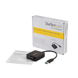 StarTech.com US1GA30SXSC USB to Fiber Optic Converter, 1000Base-SX SC, MM, Windows/Mac/Linux, USB 3.0 Ethernet Adapter, Network Adapter