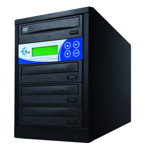 EZ Dupe GS3SOB 3-Target DVD/CD 24X Duplicator Black