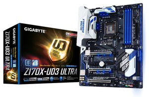 Gigabyte LGA1151 Intel Z170 ATX DDR4 Motherboards (GA-Z170X-UD3 Ultra)