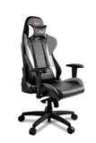 Arozzi Verona Pro V2 Premium Racing Style Gaming Chair with High Backrest, Recliner, Swivel, Tilt, Rocker and Seat Height Adjustment, Lumbar and Headrest Pillows Included, Gray