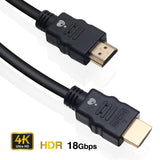 IOGEAR HDMI 4K Certified Premium Cable (1.6'/0.5 Meter) GHDC200A