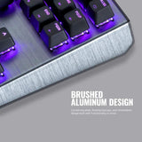 Cooler Master CK530 Tenkeyless Gaming Mechanical Keyboard with RGB Backlighting, On-The-Fly Controls, and Aluminum Top Plate