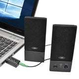 Tripp Lite USB External Sound Card Microphone Speaker Virtual 7.1 Channel (U237-001)