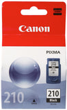 Genuine Canon PG-210 Ink Cartridge,  Black - 2974B001