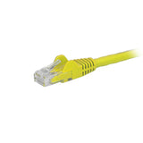 StarTech.com Cat6 Patch Cable - 2 ft - Yellow Ethernet Cable - Snagless RJ45 Cable - Ethernet Cord - Cat 6 Cable - 2ft (N6PATCH2YL)