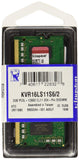 Kingston Technology ValueRAM 2GB 1600MHz DDR3L Non-ECC CL11 SODIMM SR X16 1.35V Notebook Memory KVR16LS11S6/2