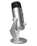 Arozzi Colonna USB Microphone for Streaming and Gaming - Silver