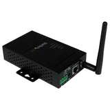 StarTech.com 1 Port Industrial RS-232/422 / 485 Serial to IP Ethernet Wireless Device Server with Redundant Power - Serial Device Server (NETRS232485W)