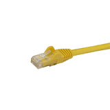 StarTech.com N6PATCH7YL Gigabit Snagless RJ45 UTP Cat6 Patch Cable, 7-Feet (Yellow)