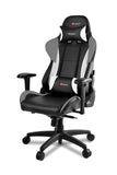 Arozzi Verona Pro V2 Premium Racing Style Gaming Chair with High Backrest, Recliner, Swivel, Tilt, Rocker and Seat Height Adjustment, Lumbar and Headrest Pillows Included, Gray