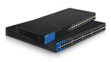 Linksys 28-Port Business Managed Gigabit PoE-Plus Switch (LGS528P)