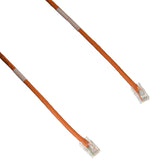 C2G 24494 Cat5e Crossover Cable - Non-Booted Unshielded Network Patch Cable, Orange (3 Feet, 0.91 Meters)