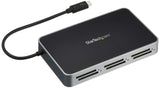 6-Slot Thunderbolt 3 SD Card Reader - Portable - SD/SDHC/SDXC - SD 4.0 Uhs-II - TAA Compliant - Multi-Card Reader