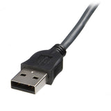 StarTech.com 2-in-1 - USB/VGA Cable - 4 pin USB Type A, HD-15 (M) - HD-15 (M) - 6 ft - Keyboard/Video/Mouse (KVM) Cable - USB, HD-15 (VGA) (M) to HD-15 (VGA) (M) - 6 ft - Black - SVUSBVGA6