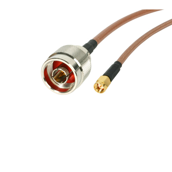 StarTech.com 1 ft N Male to SMA Wireless Antenna Adapter Cable - M/M (NSMA1MM)