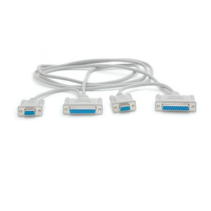 StarTech.com 6 ft DB9-DB25 Laplink Serial Cable (SCNM6LINK)