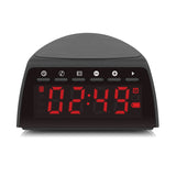 Aluratek ABQC01F Bluetooth Streaming FM Clock Radio with Qi Wireless Charging Pad